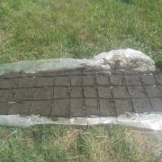 20140626 Bouse de vache séchée pour préparation ayurvédique