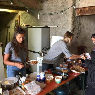 Service du déjeuner